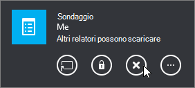 Rimuovere una pagina sondaggio