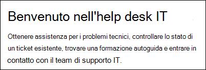 Anteprima della web part Testo.