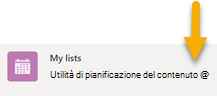 Questo simbolo indica che l'elenco è in fase di sincronizzazione tra l'archiviazione cloud e il dispositivo Windows.