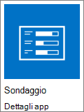 screenshot dell'icona sondaggio