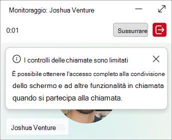 Code pagina di gestione mostra le opzioni per sussurrare o barare.