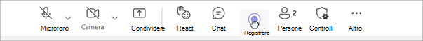 Screenshot dei controlli di trascinamento della selezione.