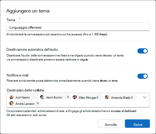 Crea un nuovo tema per l'agente moderatore basato sull'intelligenza artificiale. Scegliere una frase che comunica la necessità di cercare una categoria di fenomeni.