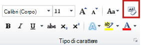 Cancella formattazione
