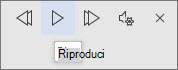 Seleziona Riproduci