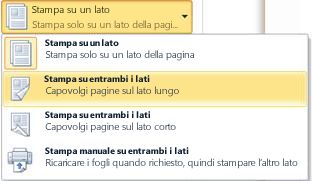 Stampa su entrambi i lati