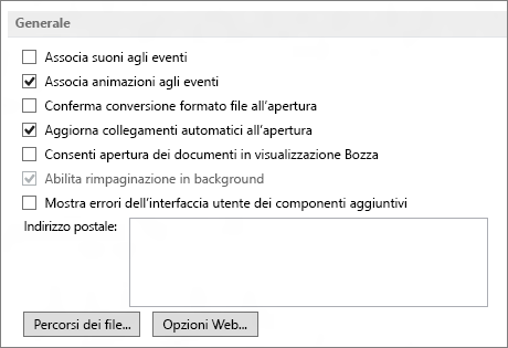 Word 2013 General options