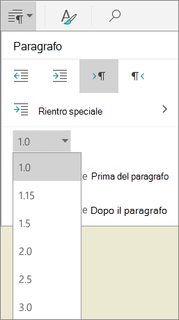Menu Interlinea