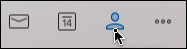 Outlook for MacのPeople アイコン。
