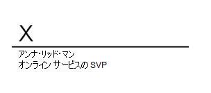 まだ署名されていない挿入済みの署名欄