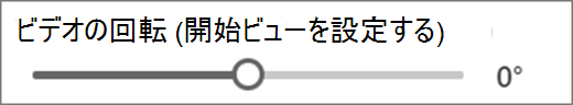 ビデオの回転