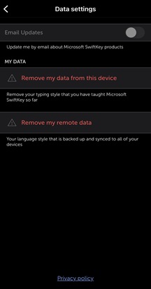 IOS リモート データの削除 2