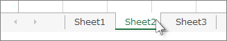 シート見出しを右クリックして、[すべてのシートを選択] オプションを表示する
