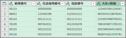 データ & テキストに変換変換>