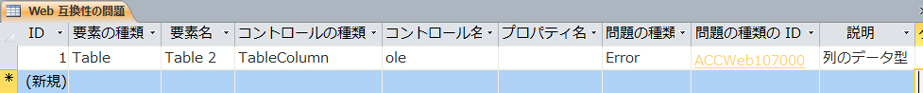 [Web 互換性の問題] の表