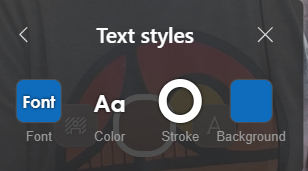 テキスト スタイル