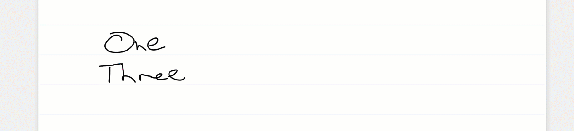 ドラッグしてスペースを追加する