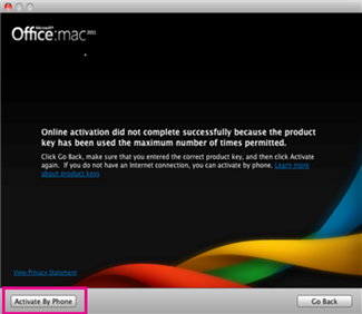 Troubleshoot activation errors for Office for Mac 2011 | Microsoft