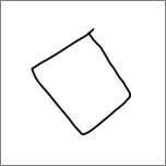 インクで描画されたひし形が示されています。