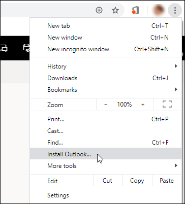 Outlook をインストールする