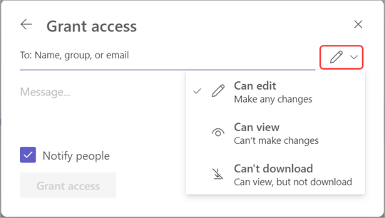レコーディングへのアクセスを管理するために編集アイコンが強調表示された画像。