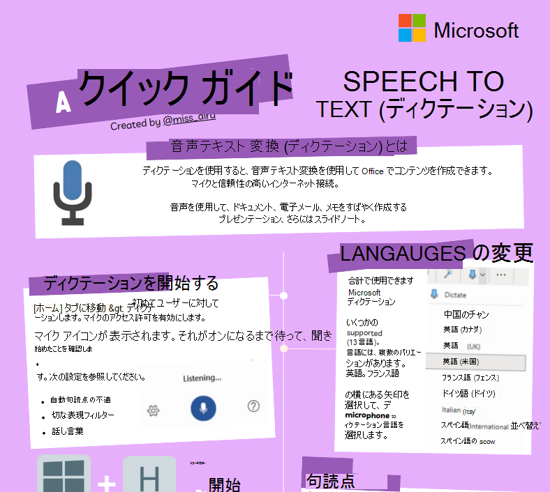 音声をテキストに変換する