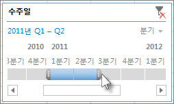 기간 선택 핸들