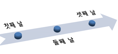 새 눈 장면