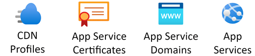 Azure 앱 Services 스텐실.