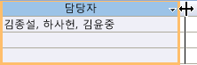 다중값 필드 크기 조정