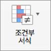 조건부 서식 단추