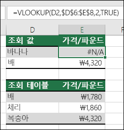 #N/A 오류