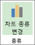 차트 종류 변경 단추