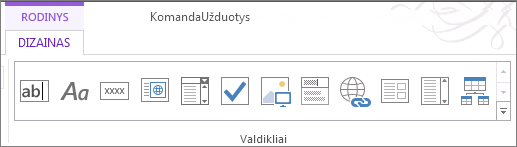 Juostelės galerija Valdikliai.
