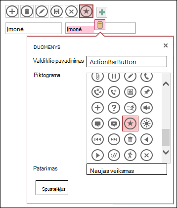 Add custom controls in an access app
