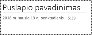 Puslapio pervardijimas internetinėje internetinėje 