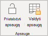 Lapo apsaugos pristabdymas