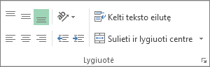 Grupė Lygiuotė skirtuke Pagrindinis