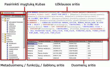 Sąryšinių užklausų dizaino įrankis