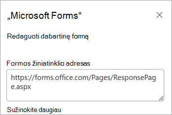 Pasirinkti Redaguoti dabartinę formą