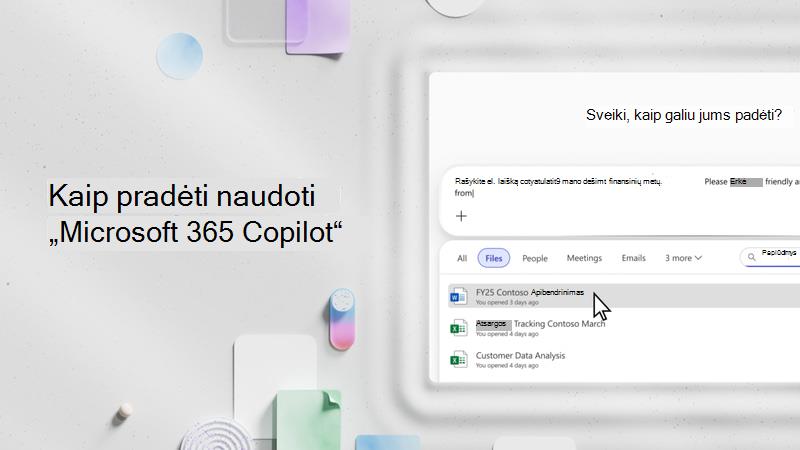 Vaizdo įrašas: pradėkite naudoti „Microsoft Copilot“