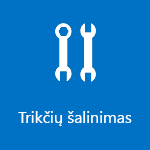 Trikčių diagnostika