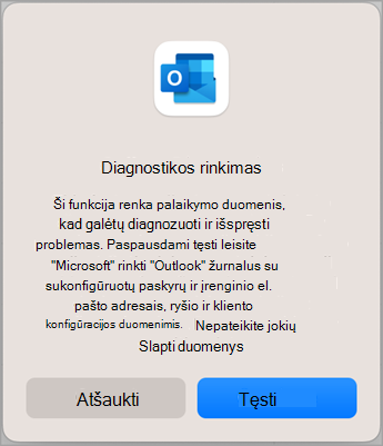 Kreipkitės į palaikymo tarnybą naudodami 