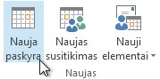 Juostelės komanda Nauja paskyra