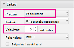 Display bullet points automatically by setting timing to After previous and specifying a delay