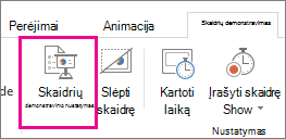 Set Up Slide Show button