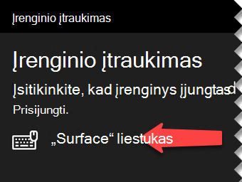 Pasirinkite skaitmeninį rašiklį, kad nurodytumėte „Windows“, jog norite prijungti jį prie kompiuterio „Bluetooth“ ryšiu