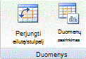 „Excel“ juostelės vaizdas