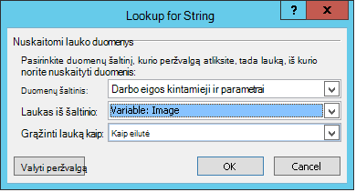 El. pašto eilutė vaizdo darbo