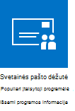 Svetainės pašto dėžutės taikomoji programa